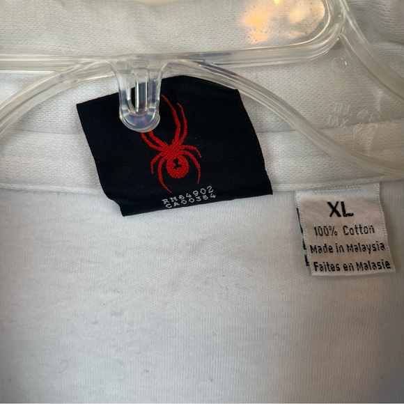 Spyder activewear long sleeve knit-blue web design with 1/4 zip -ladies … - Picture 13 of 14